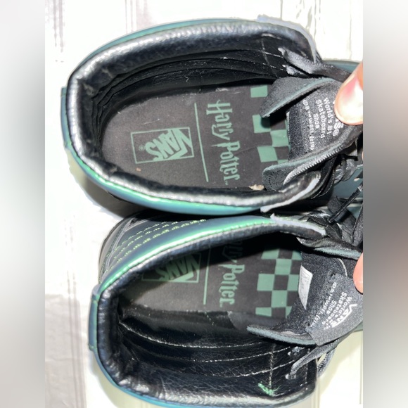 Vans Harry Potter Sk8-Hi Platform RB Womens Size 7.5 Morsmordre Dark Arts Green - Picture 7 of 8